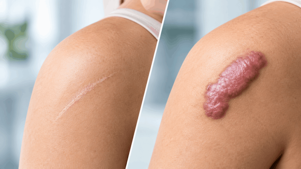 Scar vs Keloid