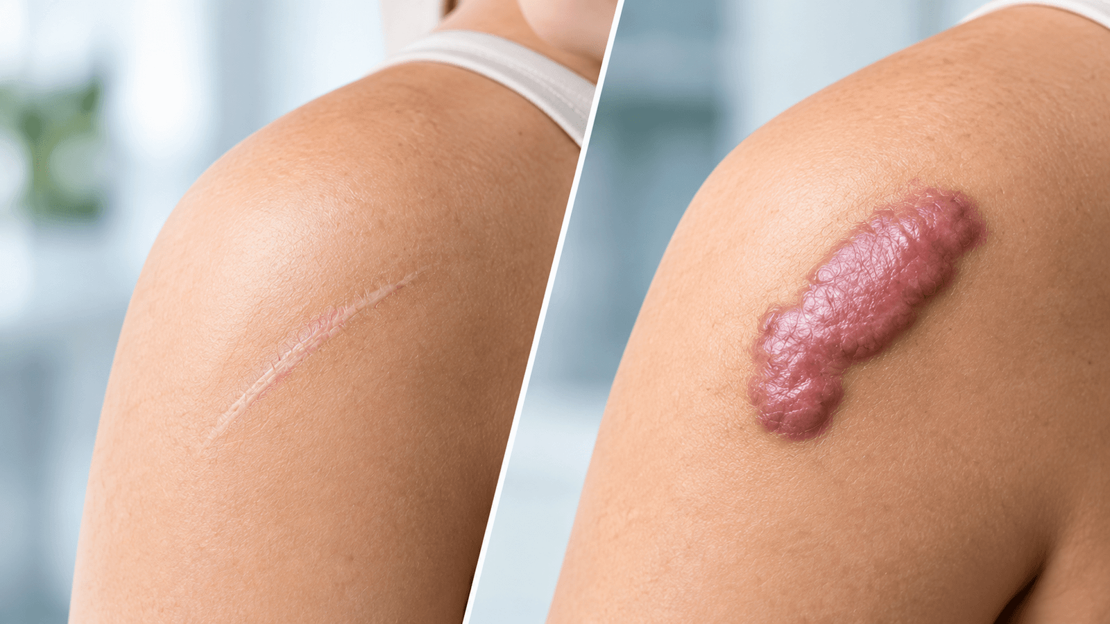 Scar vs Keloid